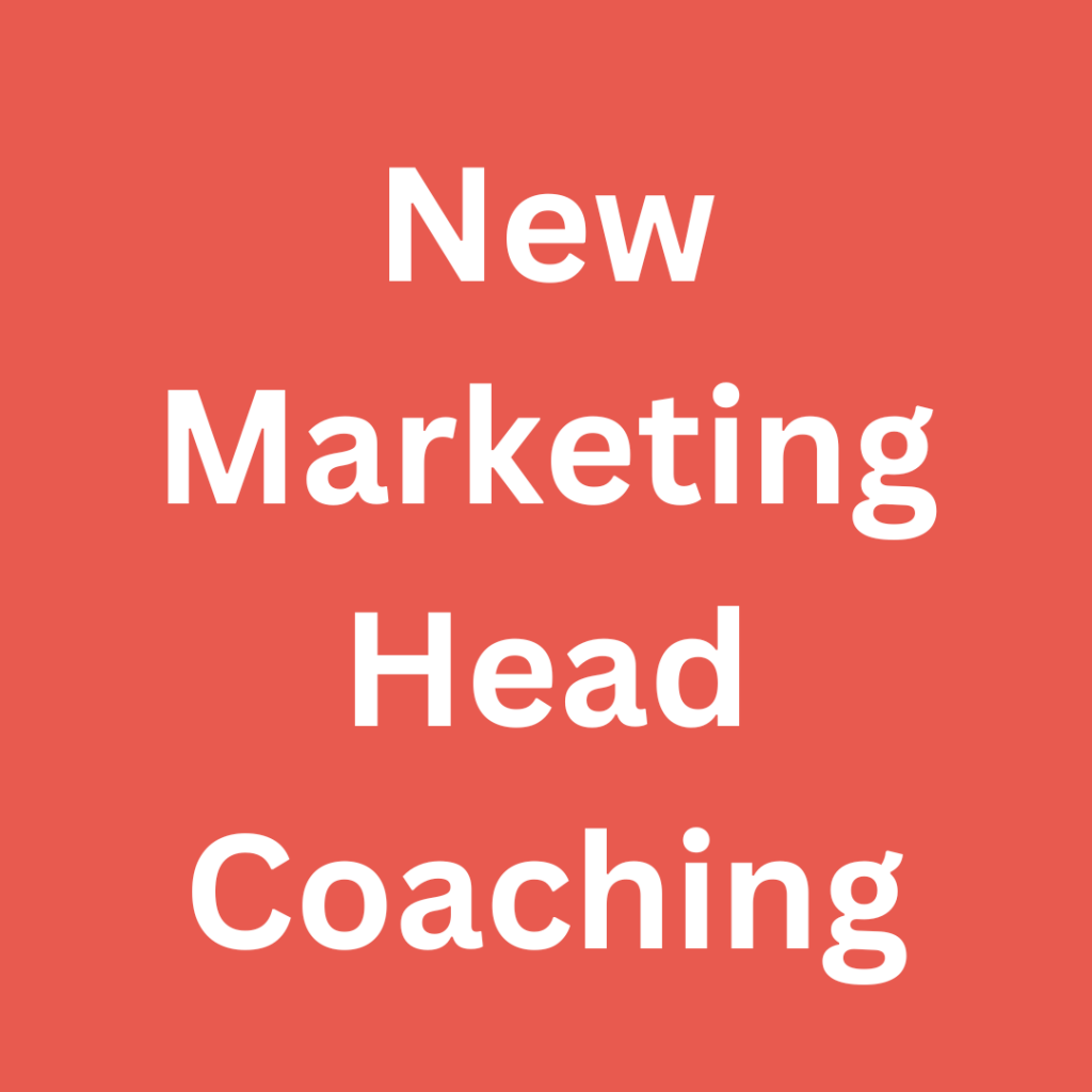 New Marketing Head Coaching